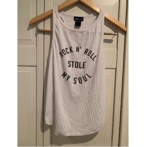 Wet Seal Rock n’ Roll Stole My Soul Tank Top